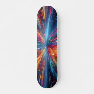 Explosion der Farben Muster Skateboard