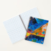 Explosion der Farben Spiralblock Notizblock (Innenseite)
