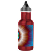 Explosion der Farbflasche Edelstahlflasche (Rechts)