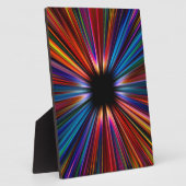 Explosion der farbigen Sternexplosion Fotoplatte (Seite)