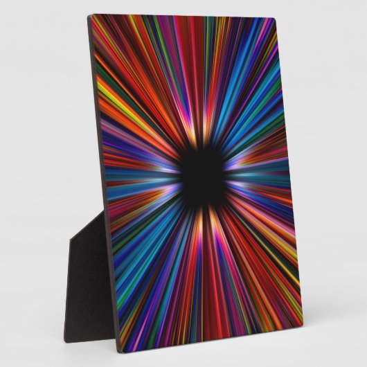 Explosion der farbigen Sternexplosion Fotoplatte (Seite)