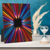 Explosion der farbigen Sternexplosion Fotoplatte (Seite)