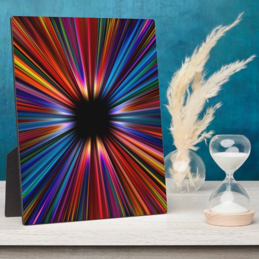 Explosion der farbigen Sternexplosion Fotoplatte (Seite)