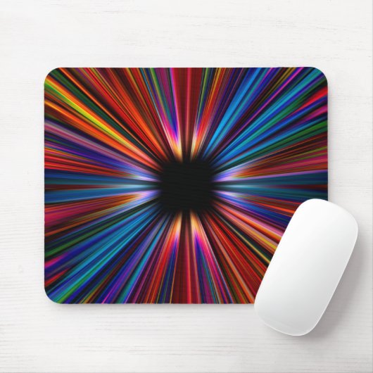 Explosion der farbigen Sternexplosion Mousepad (Mit Mouse)