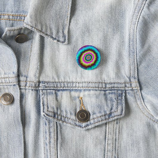 Explosion der gefärbte Krawatte Button (Beispiel)