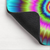 Explosion der gefärbte Krawatte Mousepad (Ecke)