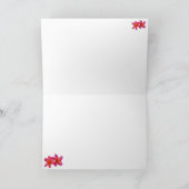 Explosion der hawaiianischen tropischen Blume Karte (Innenseite)