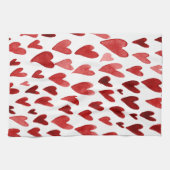 Explosion der Herzen von Valentinstagen - rosa und Geschirrtuch (Horizontal)