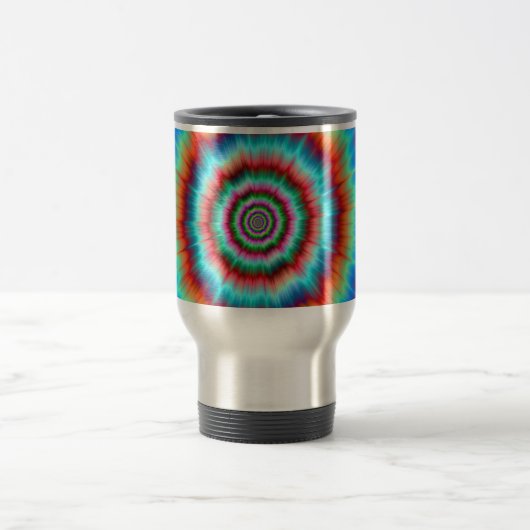 Explosion der Tasse in Blau und Orange (Mittel)