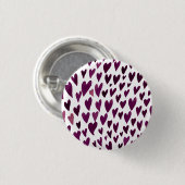 Explosion der Valentinstag - Bordeaux Button (Vorne & Hinten)