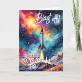 Explosion der Viel Glück in Ihren Prüfungen GCSE A Karte (Vorderseite)