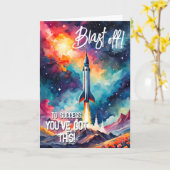 Explosion der Viel Glück in Ihren Prüfungen GCSE A Karte (Gelbe Blume)