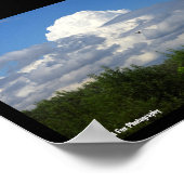 Explosion der Wolken Poster (Ecke)