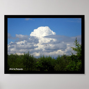 Explosion der Wolken Poster