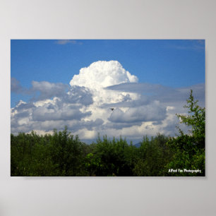 Explosion der Wolken Poster