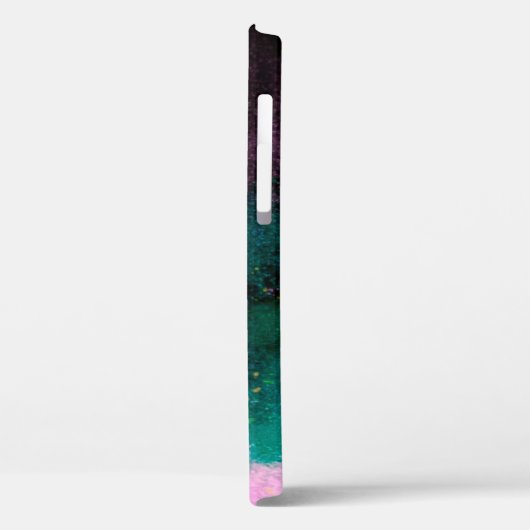 Explosion des abgeschiedenen farbigen Pulvers auf Case-Mate iPhone Hülle (Rückseite / Links)