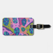 Explosion des Abstrakten Zeichnend Farbstoffs Gepäckanhänger (Vorderseite horizontal)