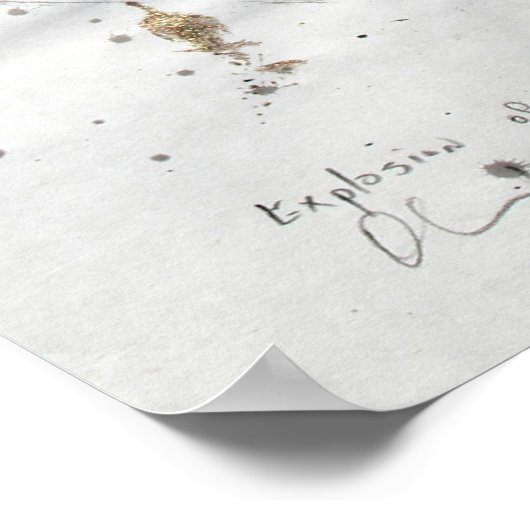 Explosion des Bewusstseins Poster (Ecke)