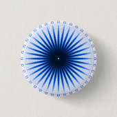 Explosion des Blues-Knopfes Button (Vorderseite)