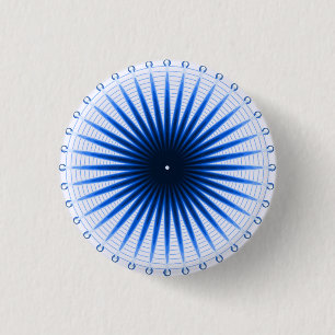 Explosion des Blues-Knopfes Button