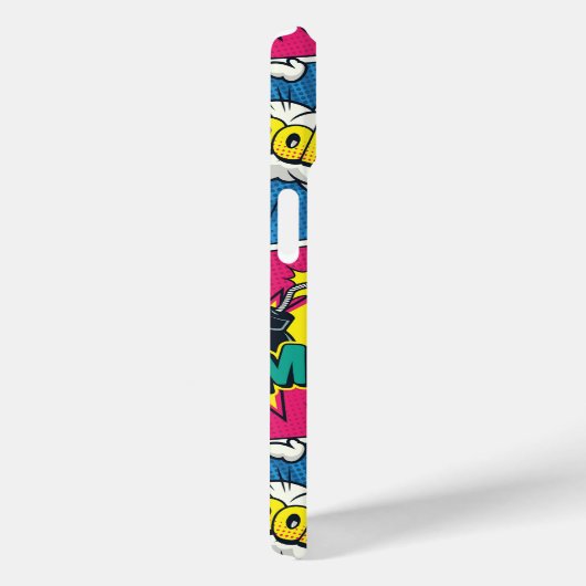 Explosion des Comic in der Wirbelsäule Case-Mate iPhone Hülle (Rückseite / Rechts)