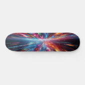 Explosion des Farbmusters Skateboard (Horizontal)