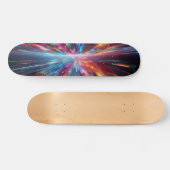 Explosion des Farbmusters Skateboard (Horizontal)