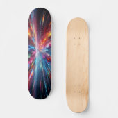 Explosion des Farbmusters Skateboard (Vorderseite)