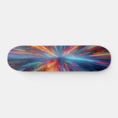 Explosion des Farbmusters Skateboard (Horizontal)