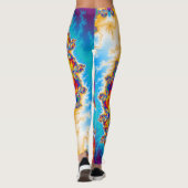 Explosion des Fraktals Leggings (Rückseite)