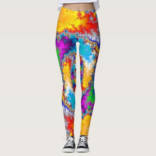 Explosion des Fraktals Leggings (Vorderseite)