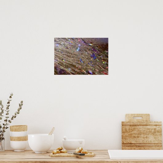 Explosion des Glitzer Poster (Küche)