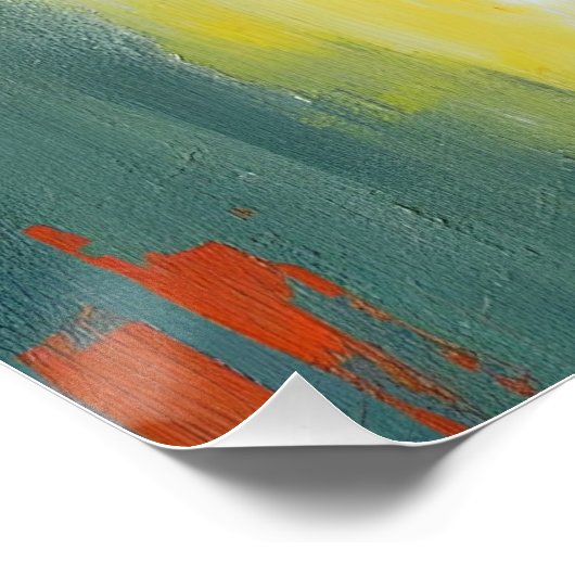 Explosion des Lichts Poster (Ecke)