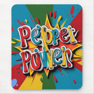 "Explosion des Pepper-Powers" Mousepad