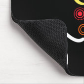 Explosion des Regenbogens von der Untergang-Mousep Mousepad (Ecke)