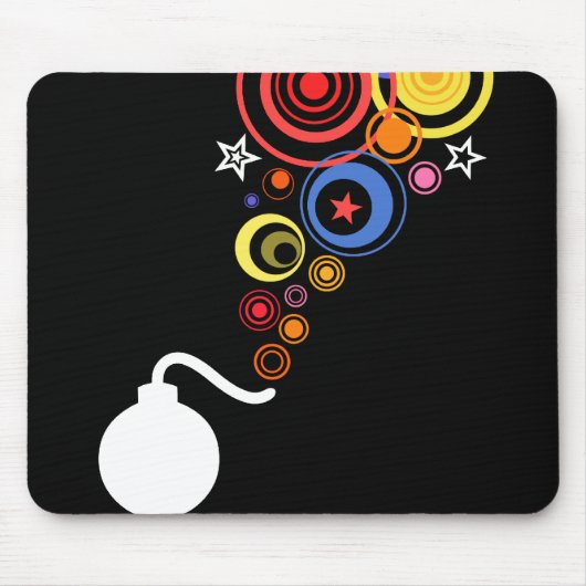 Explosion des Regenbogens von der Untergang-Mousep Mousepad (Vorne)