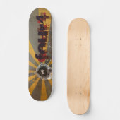 EXPLOSION DES SPRITZER-FOUR4 SKATEBOARD (Vorderseite)