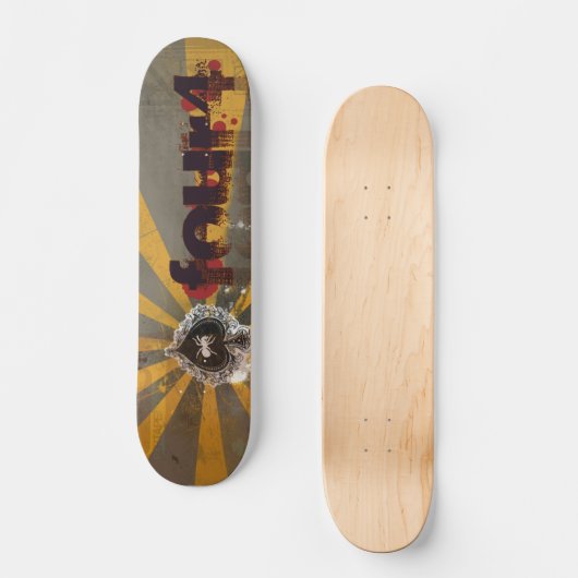 EXPLOSION DES SPRITZER-FOUR4 SKATEBOARD (Vorderseite)