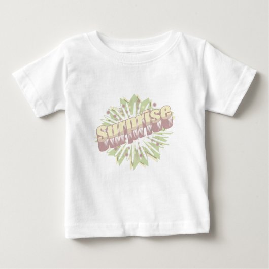 Explosion einer überraschenden Onomatopoese Baby T-shirt (Vorderseite)