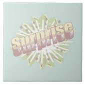 Explosion einer überraschenden Onomatopoese Fliese (Vorderseite)