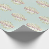 Explosion einer überraschenden Onomatopoese Geschenkpapier (Ecke)