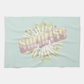 Explosion einer überraschenden Onomatopoese Geschirrtuch (Horizontal)