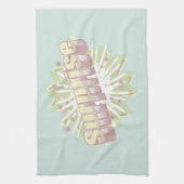 Explosion einer überraschenden Onomatopoese Geschirrtuch (Vertikal)