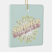 Explosion einer überraschenden Onomatopoese Keramikornament (Rechts)