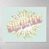 Explosion einer überraschenden Onomatopoese Poster (Vorne)