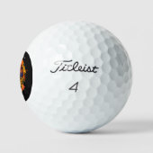 Explosion eines Raumschiffs Golfball (Logo)