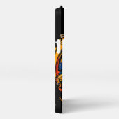 Explosion eines Raumschiffs iPhone Hülle (Rechte Seite)