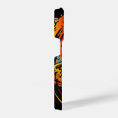 Explosion eines Raumschiffs iPhone Hülle (Rechte Seite)