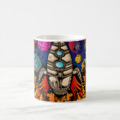 Explosion eines Raumschiffs Kaffeetasse (Mittel)