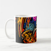 Explosion eines Raumschiffs Kaffeetasse (Links)